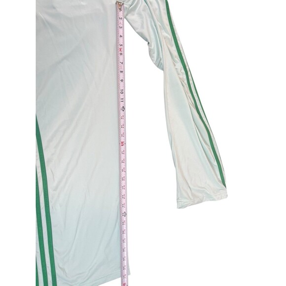 Adidas Women’s Track Suit Set L Mint Green 3-Stripe Jacket Pants Y2K Retro 2000s - Picture 16 of 16